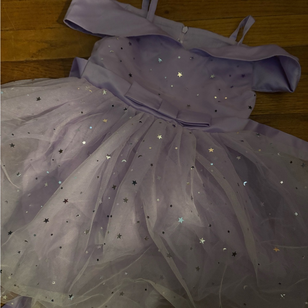 Purple Starry Kids Costume